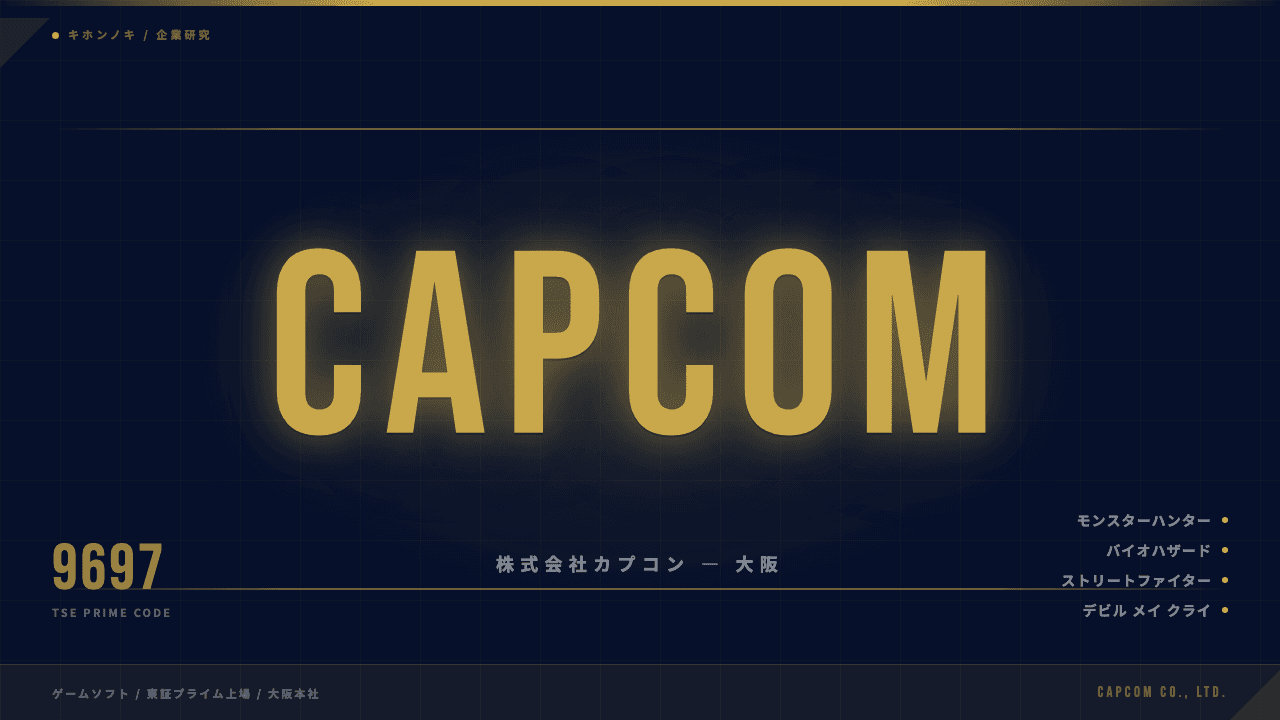 株式会社カプコンってどんな会社?事業内容・強み・年収・転職難易度を徹底解説