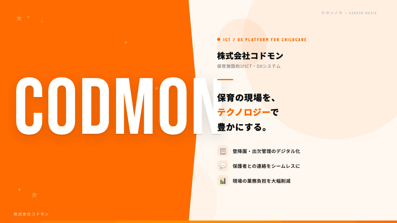 株式会社コドモンってどんな会社?事業内容・強み・年収・転職難易度を徹底解説