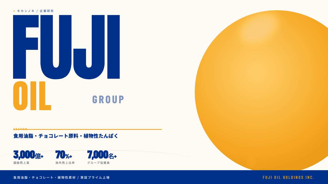 不二製油グループ本社ってどんな会社?事業内容・強み・年収・転職難易度を徹底解説