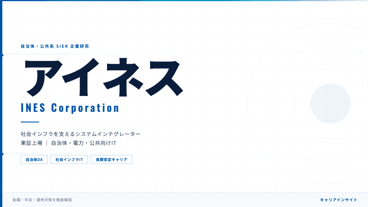 アイネスってどんな会社?事業内容・強み・年収・転職難易度を徹底解説