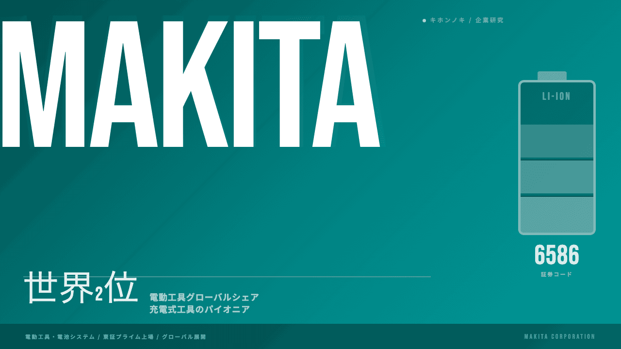 マキタってどんな会社?事業内容・強み・年収・転職難易度を徹底解説