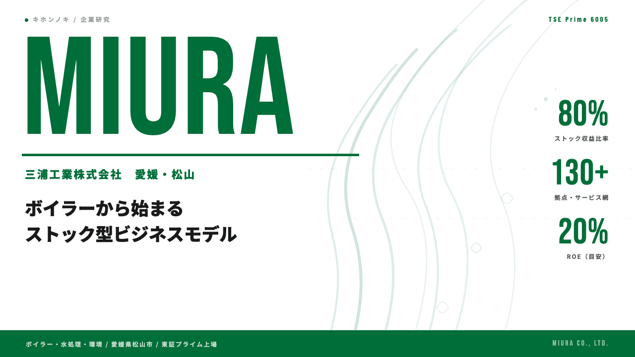 三浦工業ってどんな会社?事業内容・強み・年収・転職難易度を徹底解説