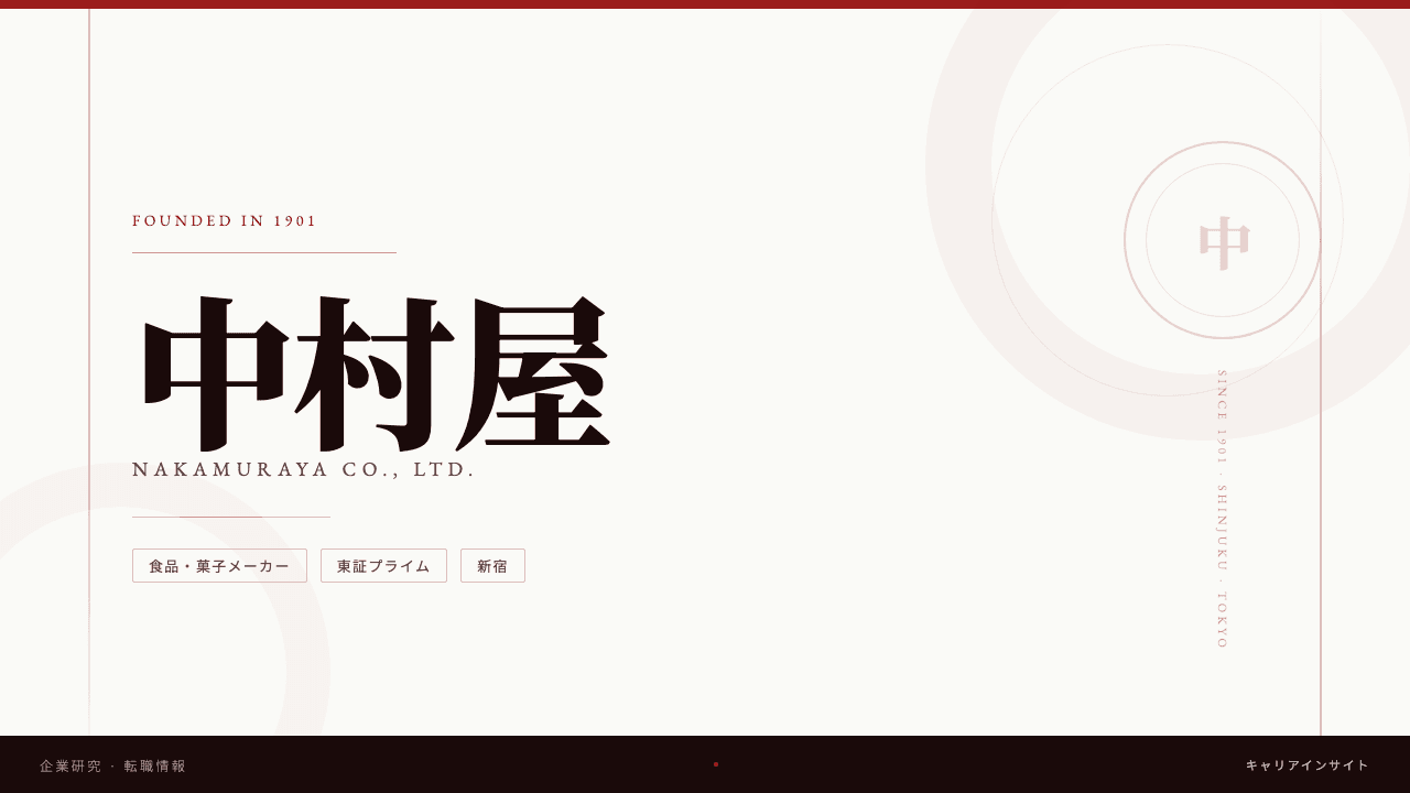 中村屋ってどんな会社?事業内容・強み・年収・転職難易度を徹底解説