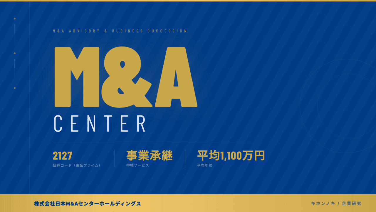 株式会社日本M&Aセンターホールディングスってどんな会社?事業内容・強み・年収・転職難易度を徹底解説