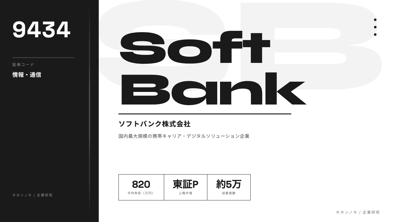ソフトバンク株式会社ってどんな会社?事業内容・強み・年収・転職難易度を徹底解説