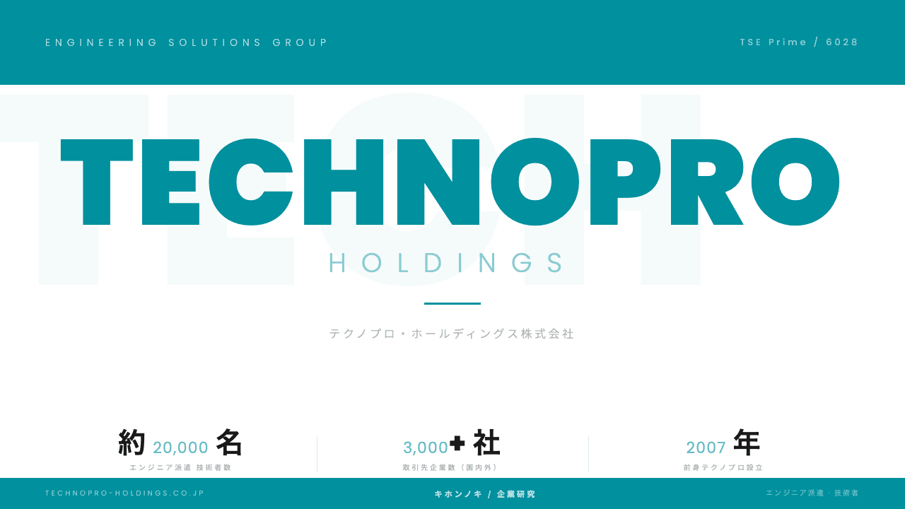 テクノプロ・ホールディングス株式会社ってどんな会社?事業内容・強み・年収・転職難易度を徹底解説