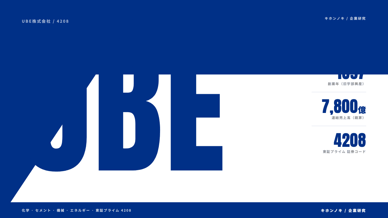 UBE株式会社(旧宇部興産)ってどんな会社?事業内容・強み・年収・転職難易度を徹底解説