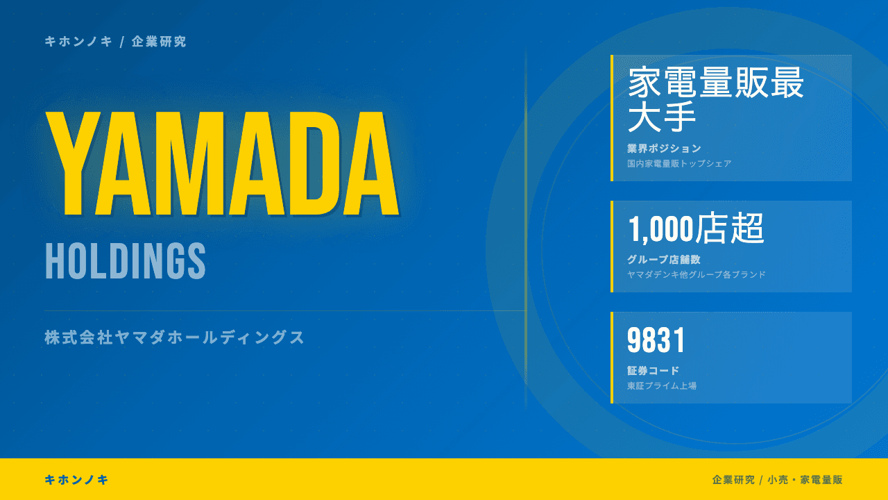 株式会社ヤマダホールディングスってどんな会社?事業内容・強み・年収・転職難易度を徹底解説