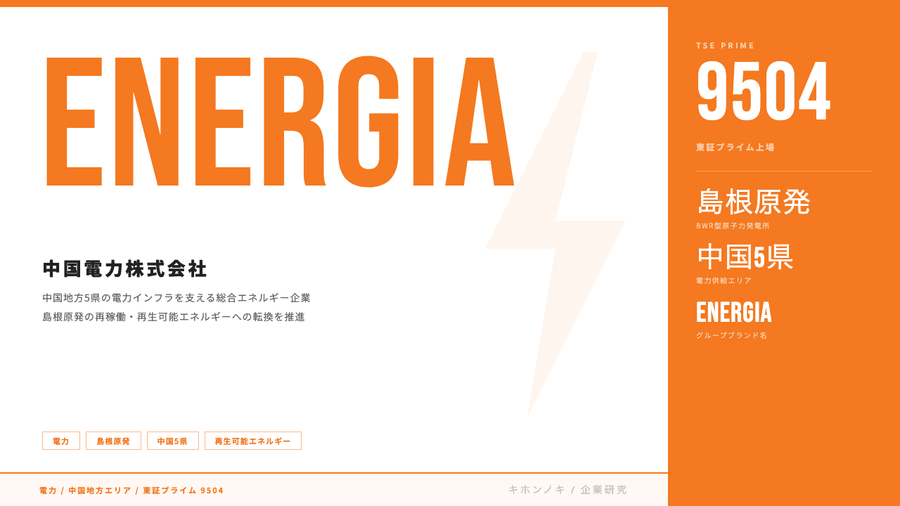 中国電力株式会社ってどんな会社?事業内容・強み・年収・転職難易度を徹底解説