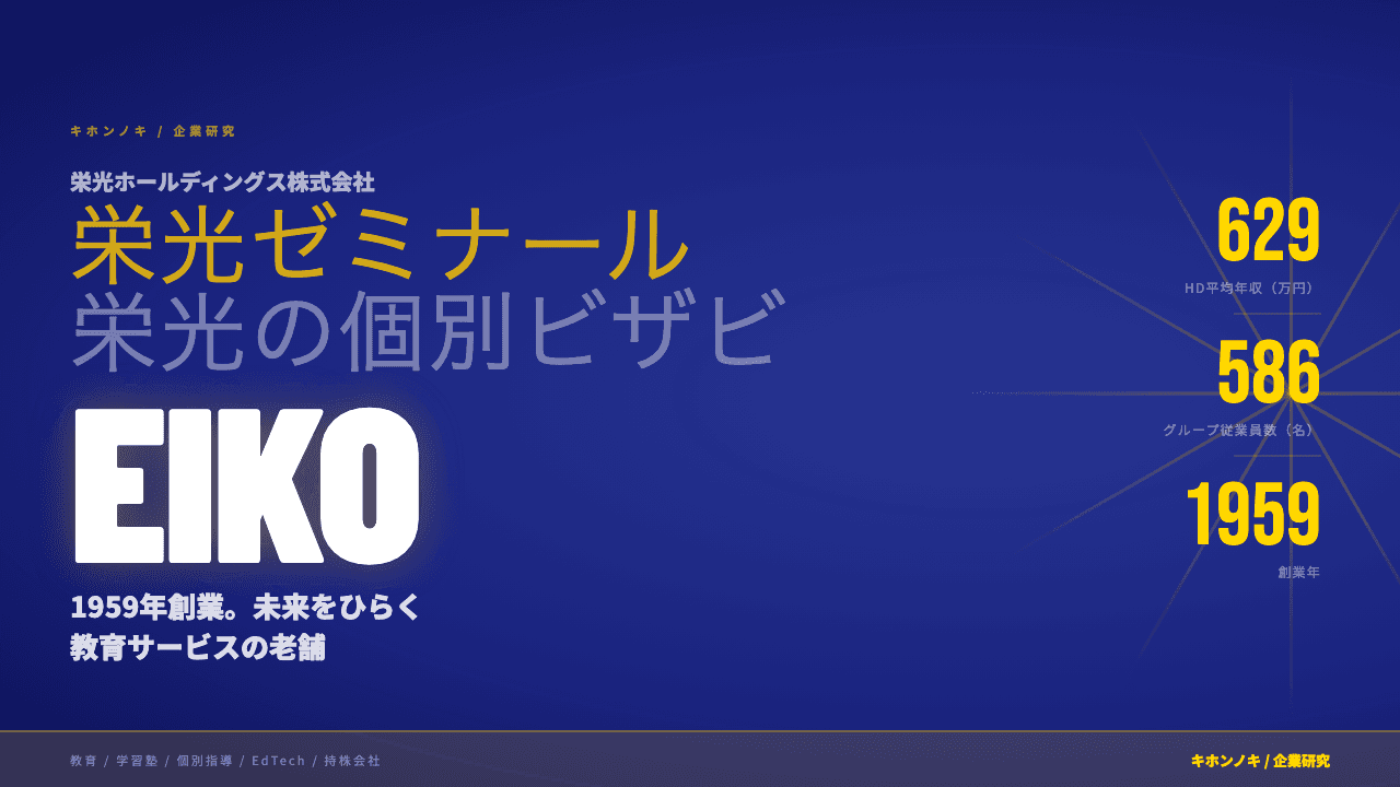 栄光ホールディングスってどんな会社?事業内容・強み・年収・転職難易度を徹底解説
