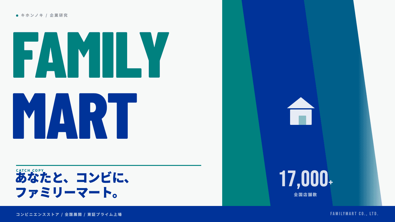 株式会社ファミリーマートってどんな会社?事業内容・強み・年収・転職難易度を徹底解説