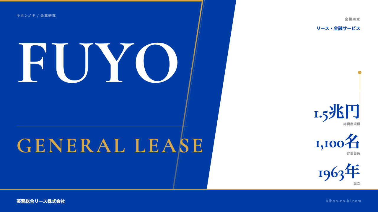 芙蓉総合リースってどんな会社?事業内容・強み・年収・転職難易度を徹底解説