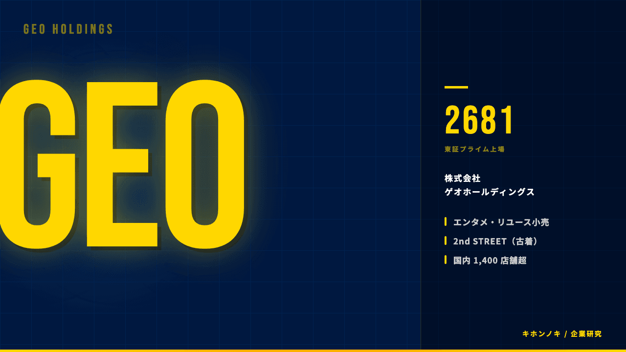 ゲオホールディングスってどんな会社?事業内容・強み・年収・転職難易度を徹底解説