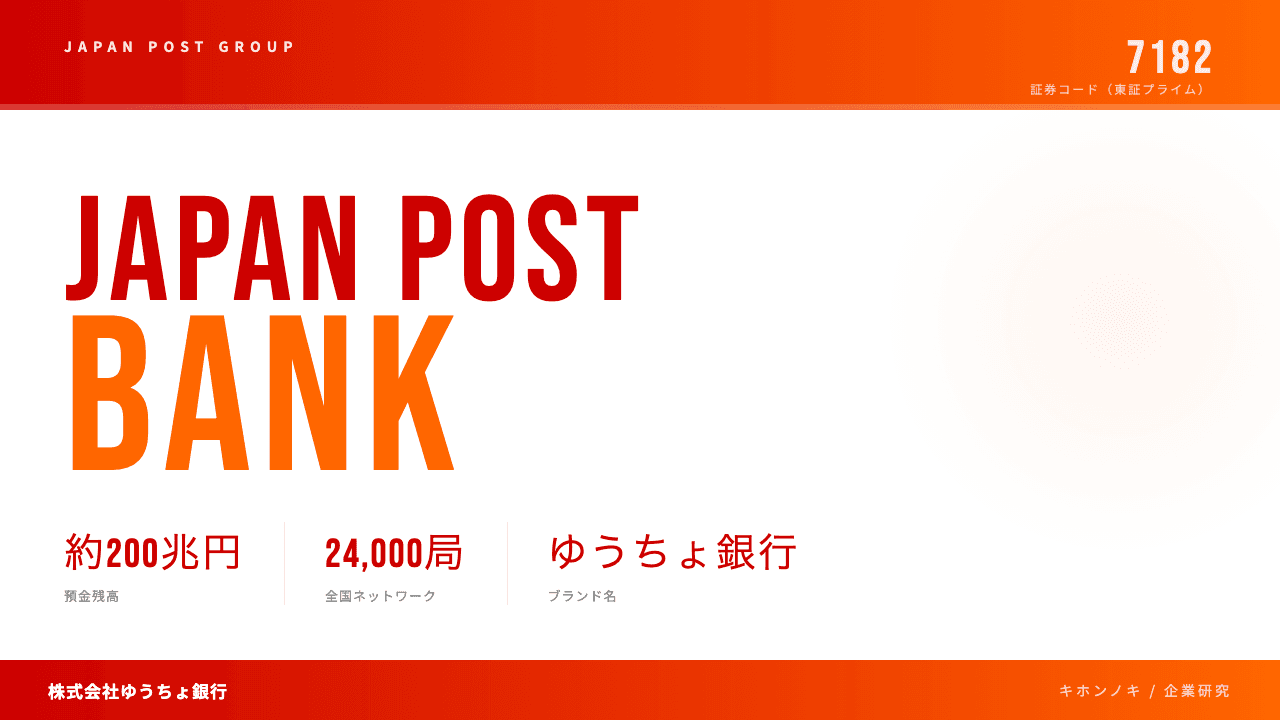 ゆうちょ銀行ってどんな会社?事業内容・強み・年収・転職難易度を徹底解説