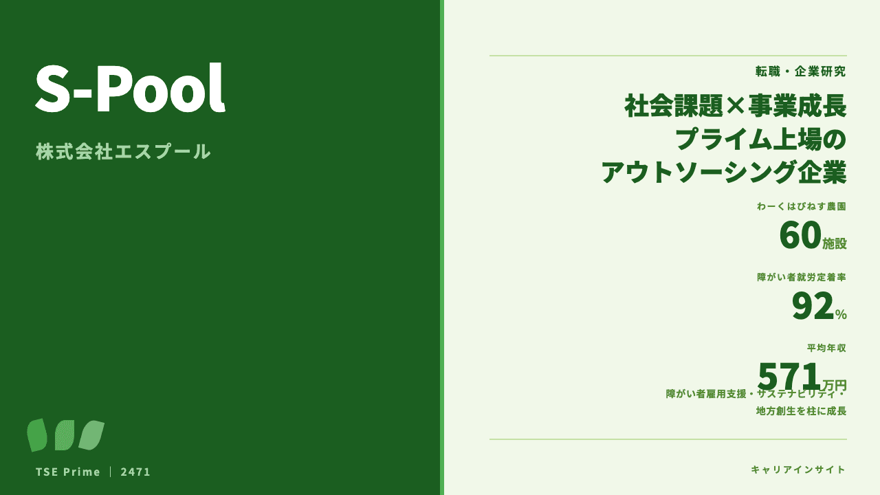 エスプールってどんな会社?事業内容・強み・年収・転職難易度を徹底解説