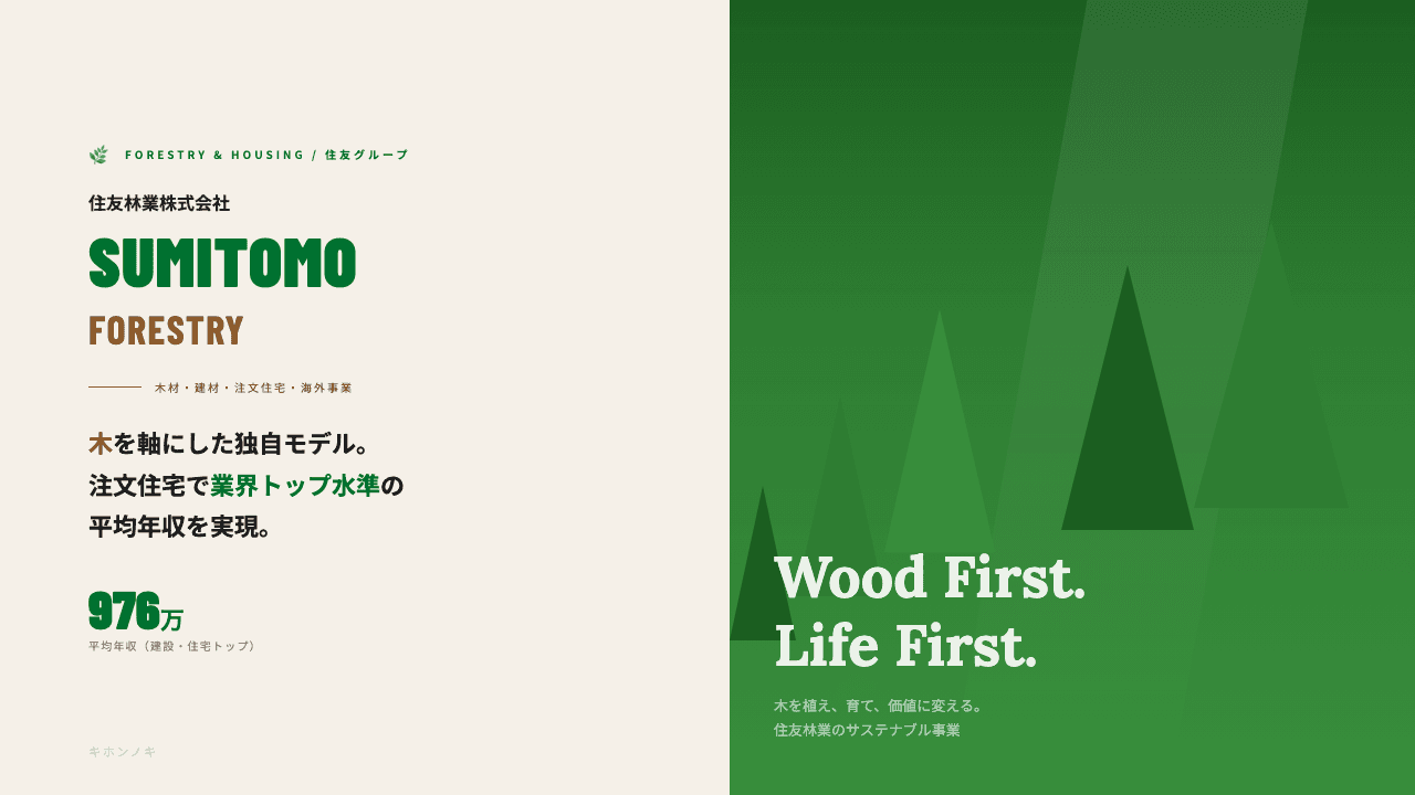 住友林業株式会社ってどんな会社?事業内容・強み・年収・転職難易度を徹底解説