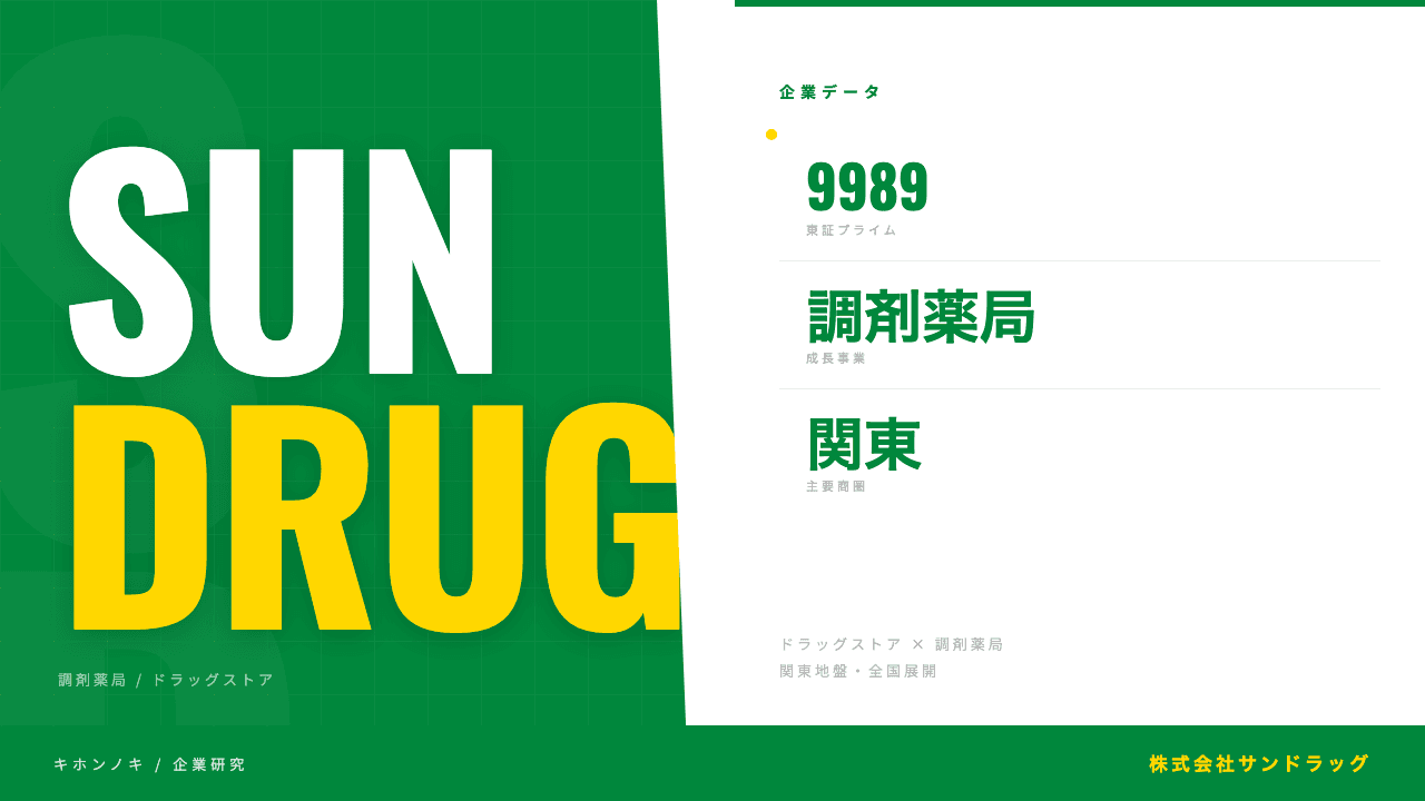 株式会社サンドラッグってどんな会社?事業内容・強み・年収・転職難易度を徹底解説