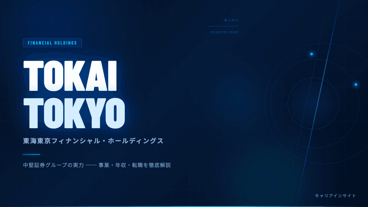 東海東京フィナンシャル・ホールディングスってどんな会社?事業内容・強み・年収・転職難易度を徹底解説