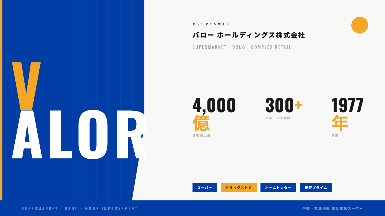 バローホールディングスってどんな会社?事業内容・強み・年収・転職難易度を徹底解説