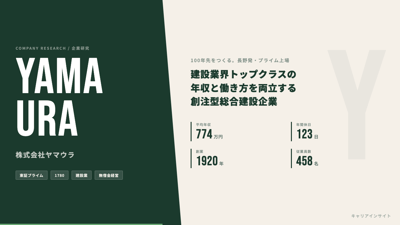 ヤマウラってどんな会社?事業内容・強み・年収・転職難易度を徹底解説