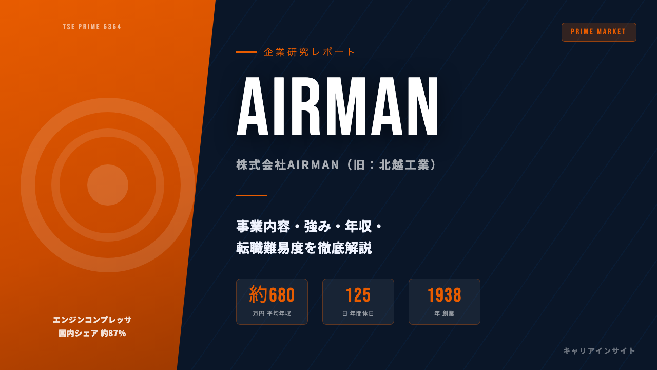 AIRMANってどんな会社？事業内容・強み・年収・就職・転職難易度を徹底解説