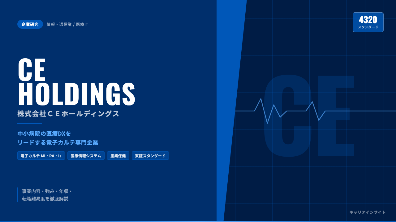 CEホールディングスってどんな会社?事業内容・強み・年収・転職難易度を徹底解説