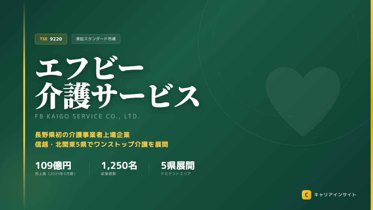 エフビー介護サービスってどんな会社?事業内容・強み・年収・転職難易度を徹底解説