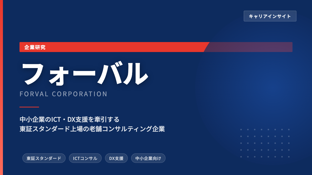 フォーバルってどんな会社?事業内容・強み・年収・転職難易度を徹底解説