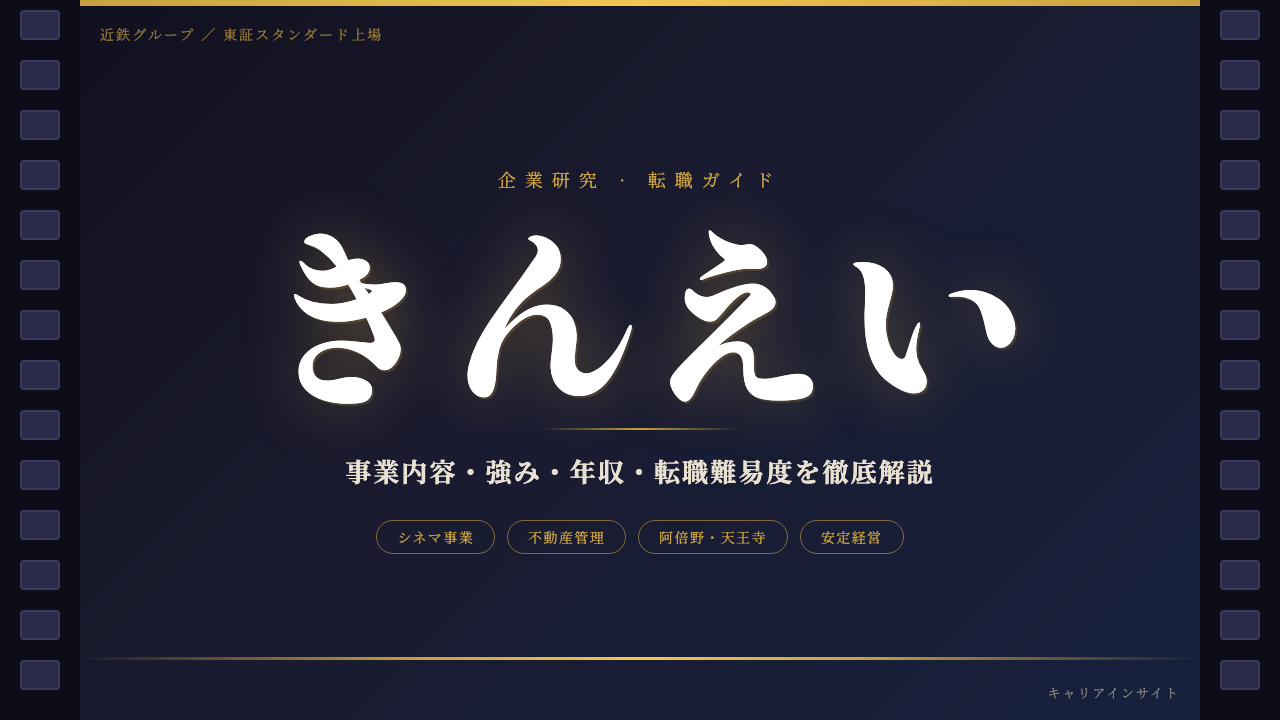 株式会社きんえいってどんな会社?事業内容・強み・年収・転職難易度を徹底解説