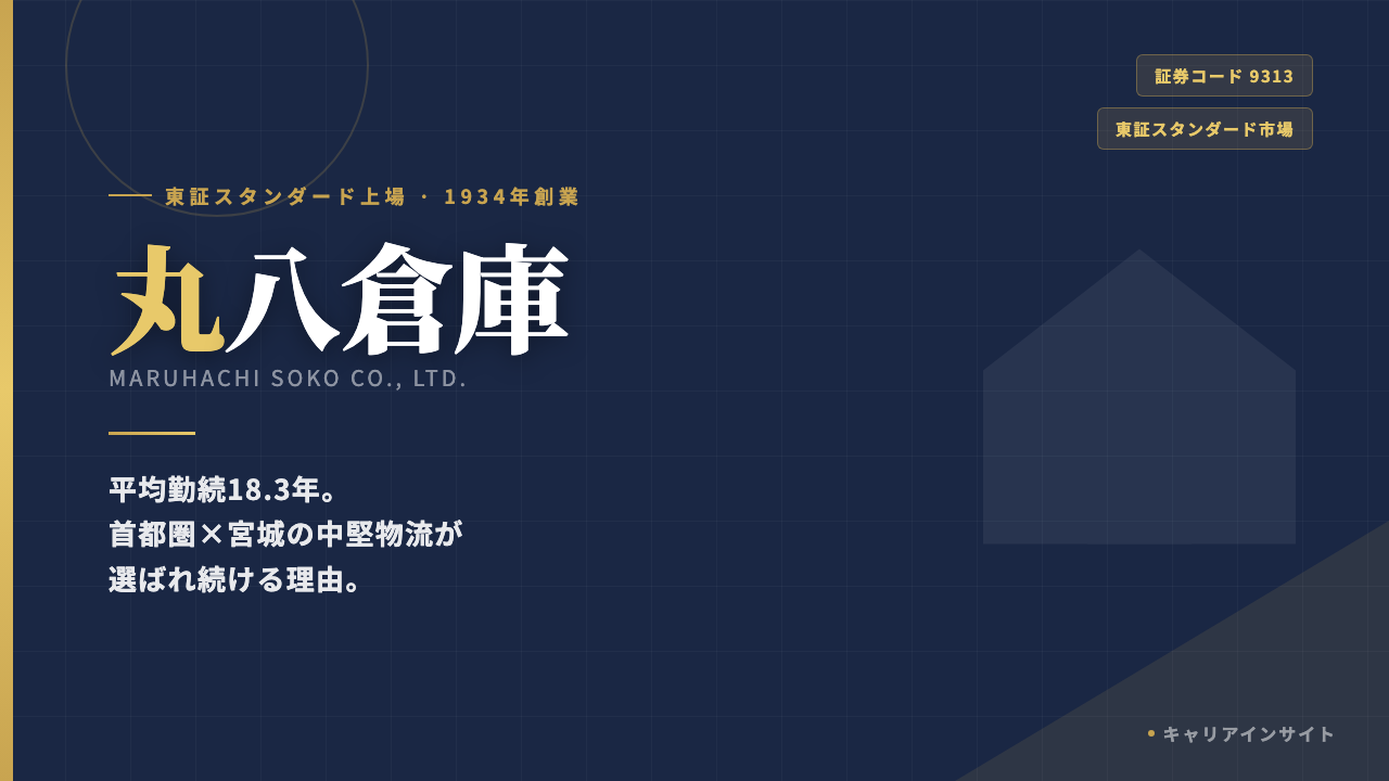丸八倉庫ってどんな会社?事業内容・強み・年収・転職難易度を徹底解説