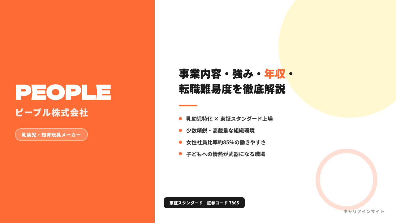 ピープルってどんな会社?事業内容・強み・年収・転職難易度を徹底解説