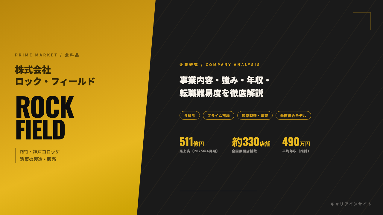 ロック・フィールドってどんな会社？事業内容・強み・年収・就職・転職難易度を徹底解説