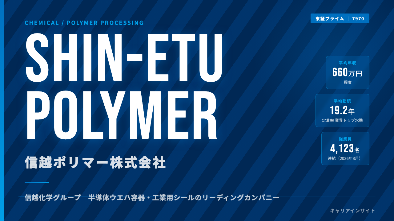 信越ポリマーってどんな会社？事業内容・強み・年収・就職・転職難易度を徹底解説