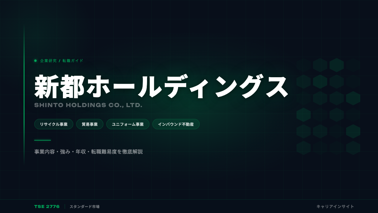 新都ホールディングスってどんな会社?事業内容・強み・年収・転職難易度を徹底解説