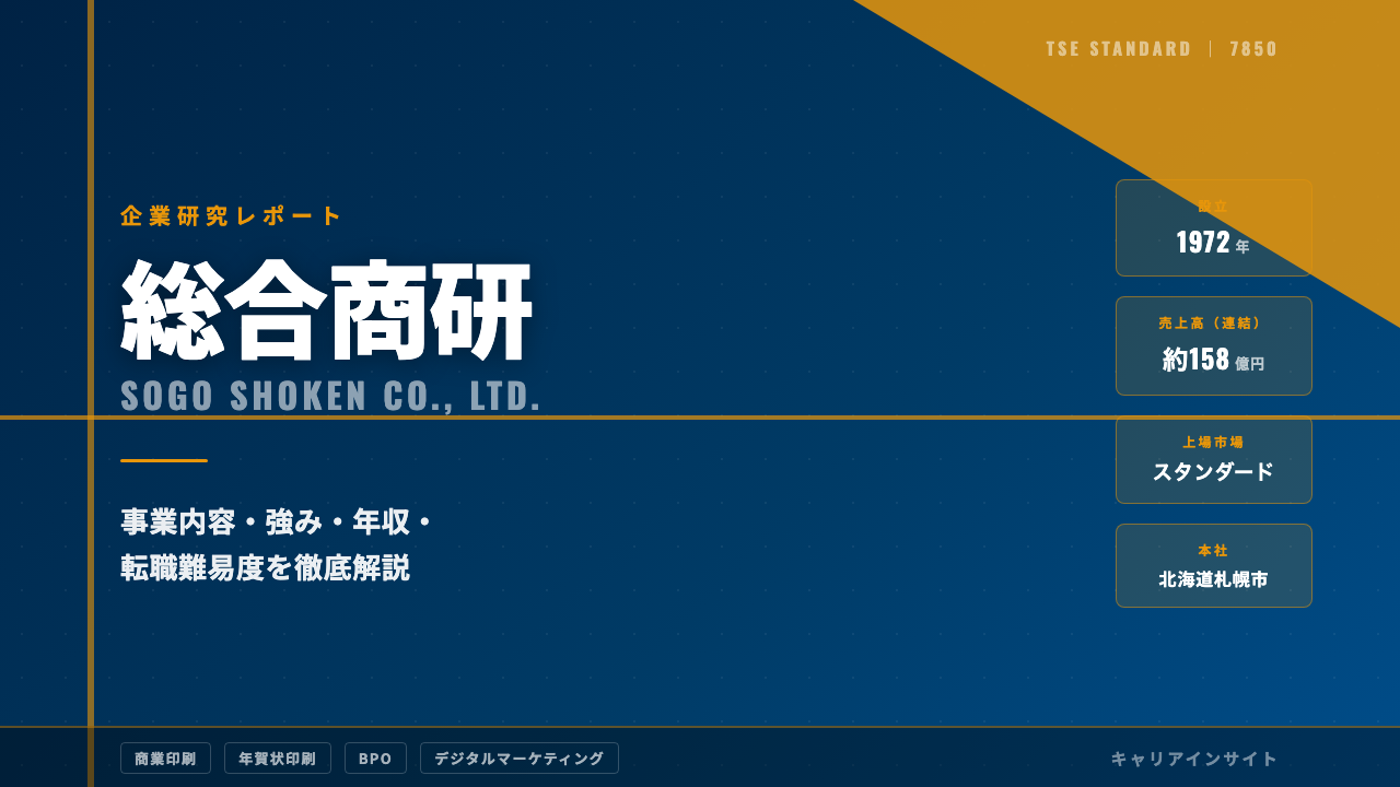 総合商研ってどんな会社?事業内容・強み・年収・転職難易度を徹底解説