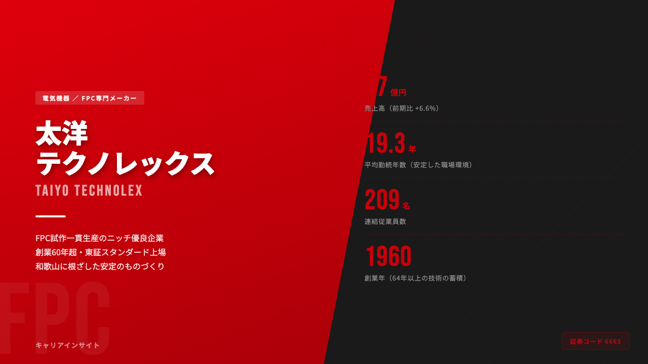 太洋テクノレックスってどんな会社?事業内容・強み・年収・転職難易度を徹底解説
