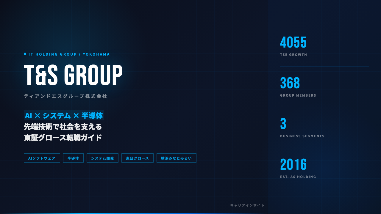 ティアンドエスグループ株式会社ってどんな会社?事業内容・強み・年収・就職・転職難易度を徹底解説