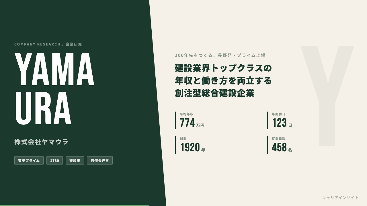 ヤマウラってどんな会社？事業内容・強み・年収・就職・転職難易度を徹底解説
